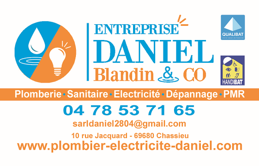 Entreprise Daniel Plomberie et Electricité à Chassieu près de Genas vous propose ses services sur Lyon et la Région Rhônes Alpes.